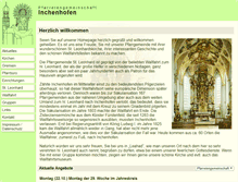 Tablet Screenshot of pfarrei-inchenhofen.de